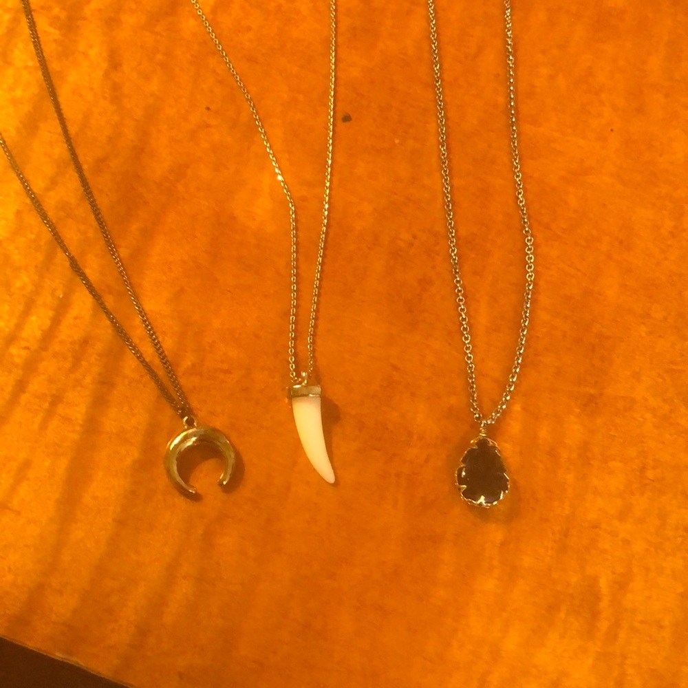 Various necklaces
